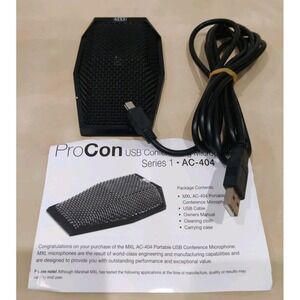 MXL PROCON SERIES 1 AC-404USB USB-Powered Microphone‎ w/Cable